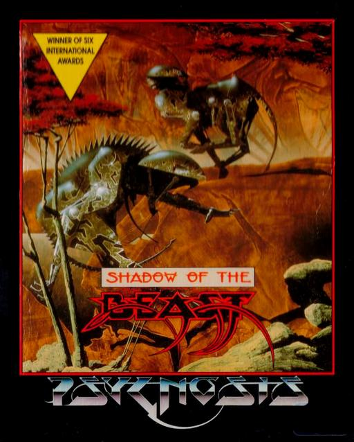 Shadow of the Beast box art for Amiga